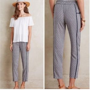 Anthropologie/Hei Hei - Navy Pattern Joggers, Small